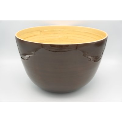 bamboo bowl brown high