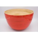 Bamboo bowl orange mat