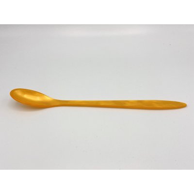 Yoghurt spoon long orange