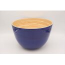 Bamboo bowl Blue mat Medium (22 x 14 cms, d x h)