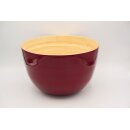 Bambusschale Rot  Mittel (22 x 14 cm, d x H)