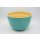 Bamboo bowl turquoise mat Medium (22 x 14 cms, d x h)