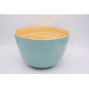 Bambusschale Eisblau matt Mittel (22 x 14 cm, d x H)