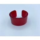 napkin ring acrylic glass red