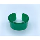 napkin ring acrylic glass green