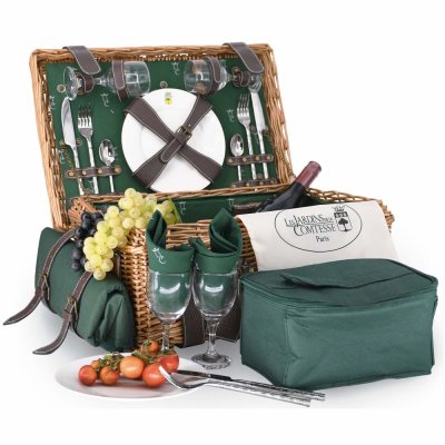 picnic basket green