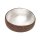 Kokosnuss Schale silber