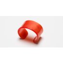napkin ring acrylic glass red