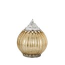 Glaslaterne gold  19 cm