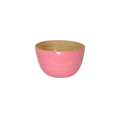 Bambusschale Rosa