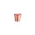 Espresso cup striped red