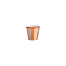 espresso cups striped orange