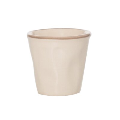 Espressotassen umrandet beige