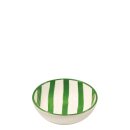 Bowl gestreift grün