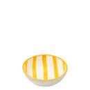 Bowl gestreift gelb