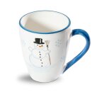 Frühstücksbecher mit Schneemann