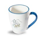 Frühstücksbecher mit Kirche