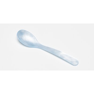 egg spoon mother of pearl white
