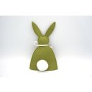 Bunny egg cozy Forest green