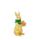 Deko-Hase versilbert Kind