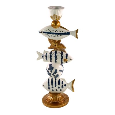 Kerzenleuchter Fische