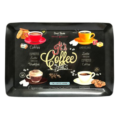 Tray Its Coffee Time with handle