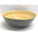 Bamboo bowl grey mat