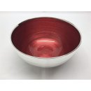 Silver bowl Sinfonia red