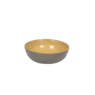 Bamboo bowl grey mat Small (15 x 5 cms, d x h)