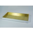 Lacquered Tablet impact metal gold/white