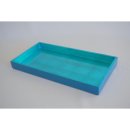 Lacquered tablet turquoise impact metal