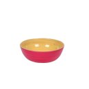 Bamboo bowl pink mat Small (15 x 5 cms, d x h)